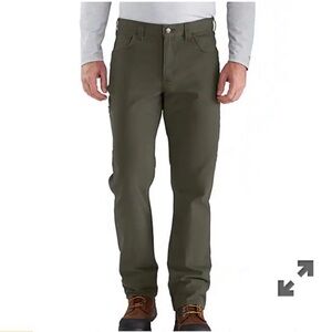 Carhartt Pants 40x32 Mens NWT Rugged Flex Relaxed Fit Canvas Work moss  BN2517-M